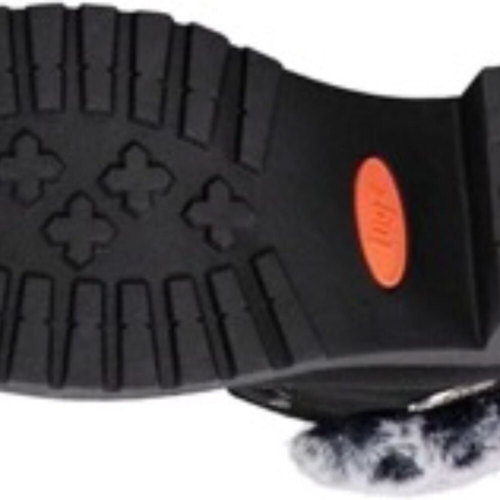 Lugz women's Clove Block Heel Ankle Bootie Faux Fur Fashion Boot Black Size 5.5 - Picture 5 of 5